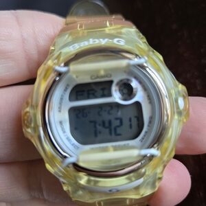 Casio Baby-G Yellow Watch New Battery
